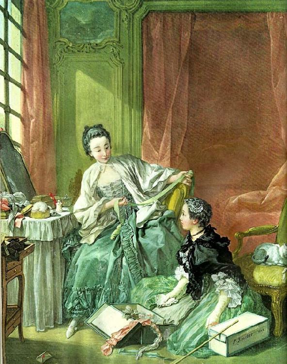 Francois Boucher the haberdasher oil painting picture